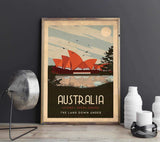 Art deco - Australia - World collection Posters, affischer, tavlor Pansarhierta