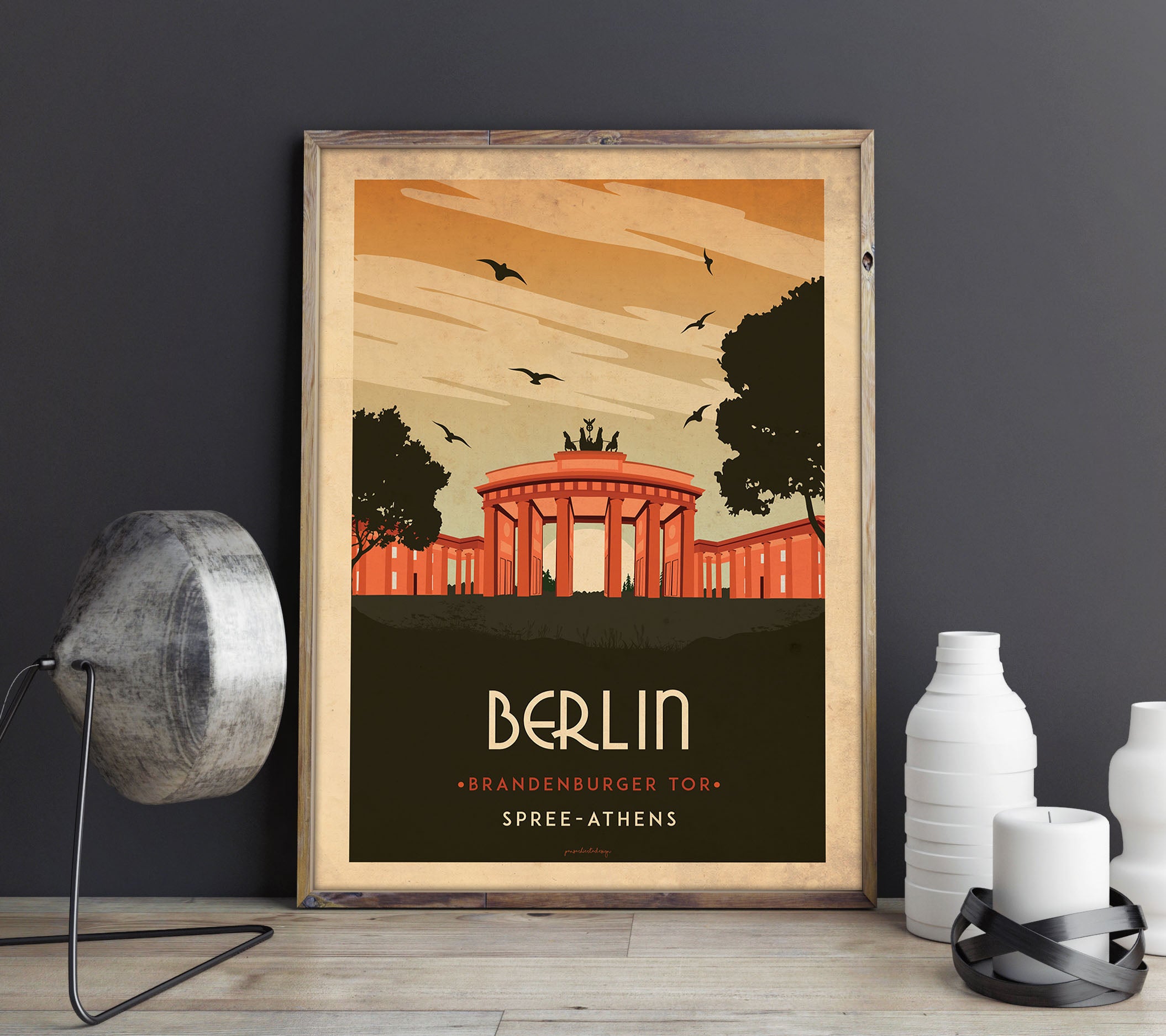 Art deco - Berlin - World collection Posters, affischer, tavlor Pansarhierta