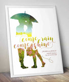 Come rain, Come shine Posters, affischer, tavlor Pansarhiertadesign