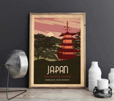 Art deco - Japan - World collection Posters, affischer, tavlor Pansarhierta