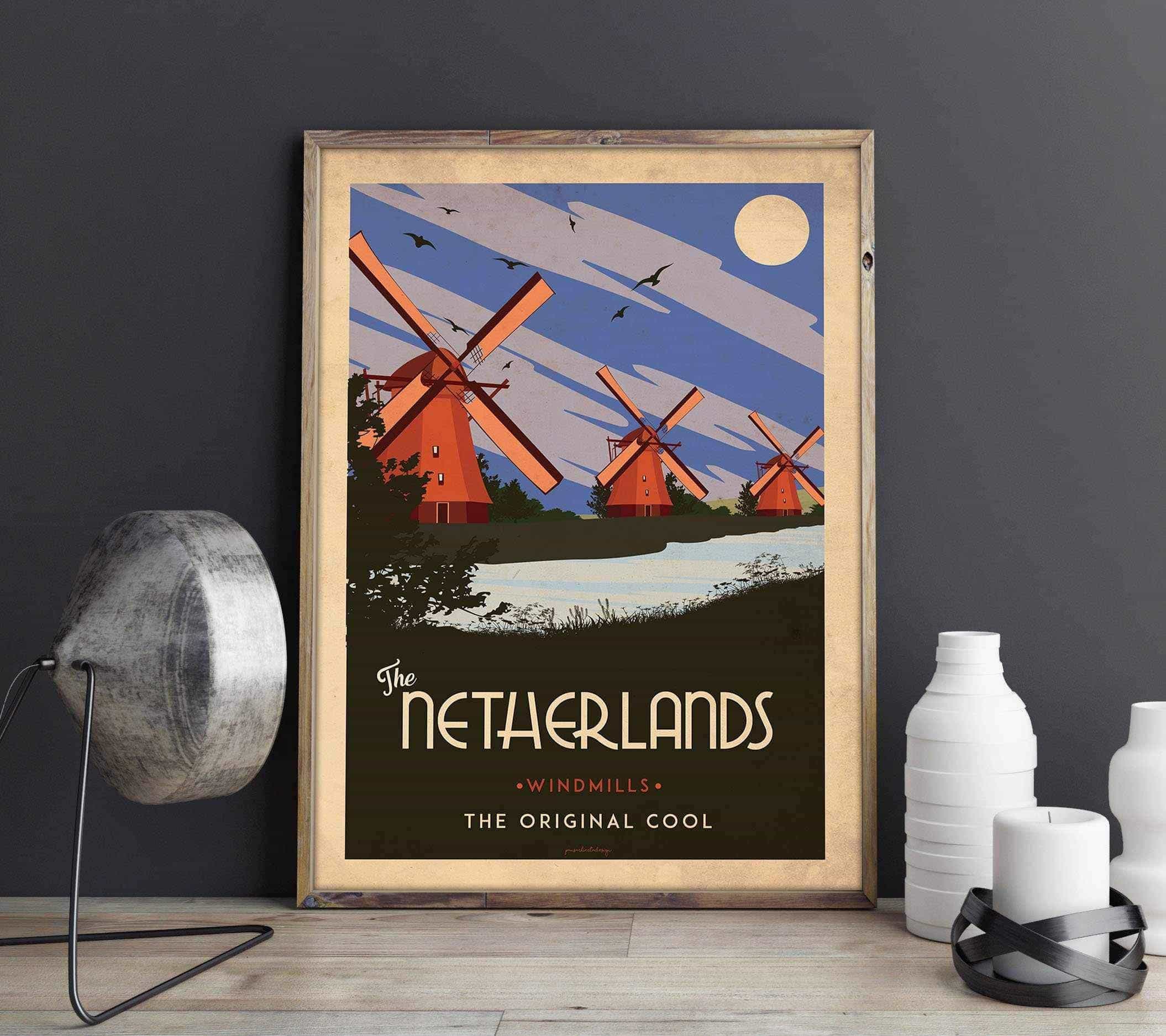 Art deco - The Netherlands - World collection Posters, affischer, tavlor Pansarhierta