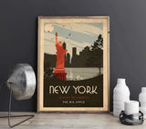 Art deco - New York - World collection Posters, affischer, tavlor Pansarhierta