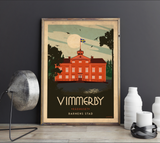 Vimmerby - Art deco Posters, affischer, tavlor Pansarhiertadesign