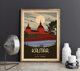 Kalmar Slott - Art deco Posters, affischer, tavlor Pansarhiertadesign