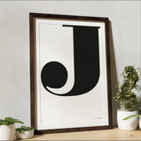 Letter poster Posters, affischer, tavlor Pansarhiertadesign