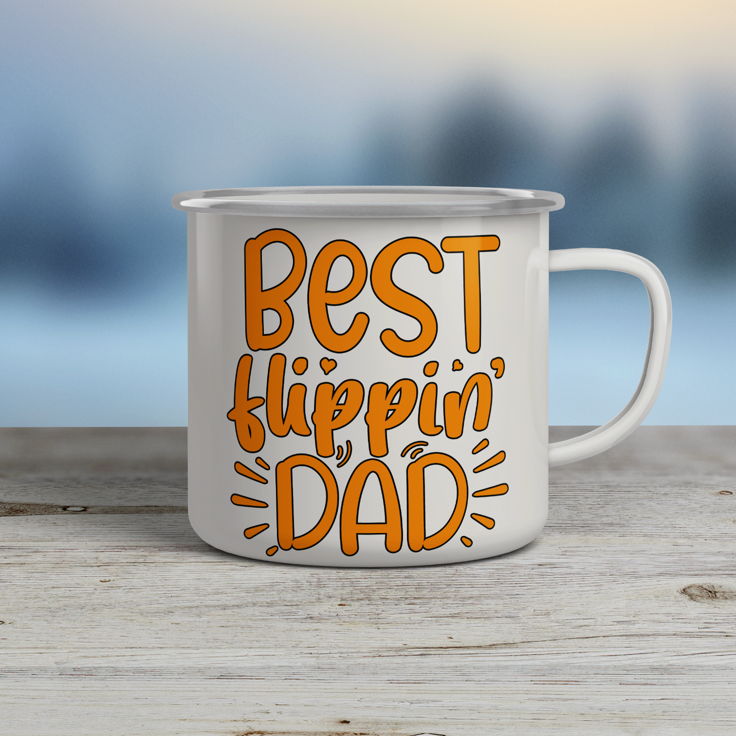 Best Flippin' Dad - Emaljmugg