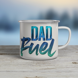 Dad Fuel Blå - Emaljmugg