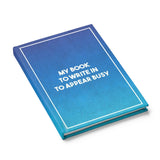 My book to write in to appear busy - Anteckningsbok