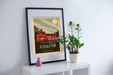 Sollefteå - Tingshuset - Art deco Posters, affischer, tavlor Pansarhiertadesign
