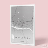 Skellefteå - Kartposter Posters, affischer, tavlor Pansarhiertadesign