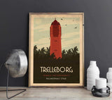 Trelleborg - Art deco Posters, affischer, tavlor Pansarhiertadesign