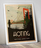 Hoting Andersnäset - Art deco Posters, affischer, tavlor Pansarhiertadesign