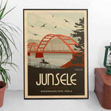 Junsele - Art deco Posters, affischer, tavlor Pansarhiertadesign