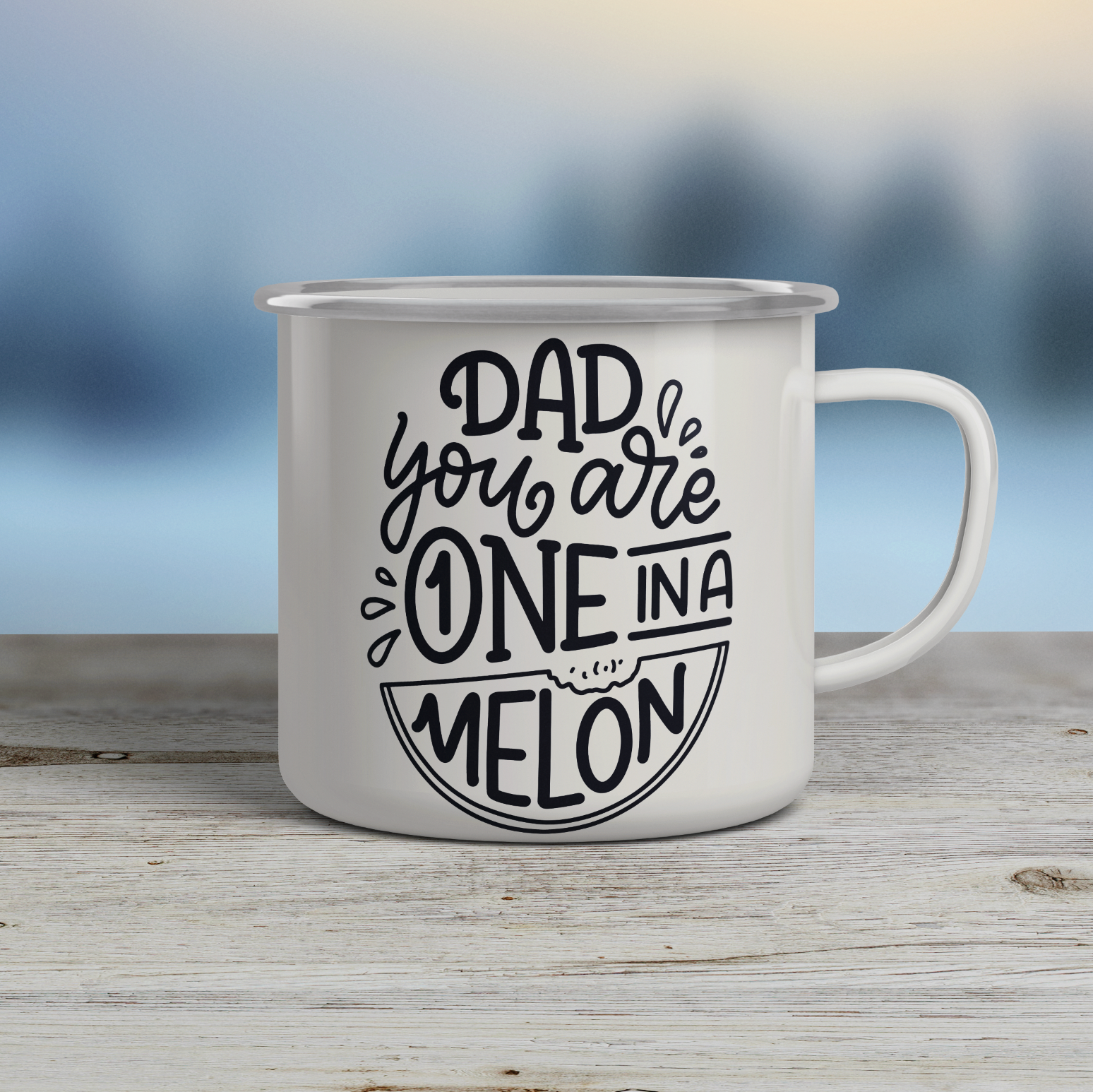One in a Melon - Emaljmugg