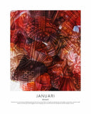 Januari - Granat Posters, affischer, tavlor Pansarhiertadesign