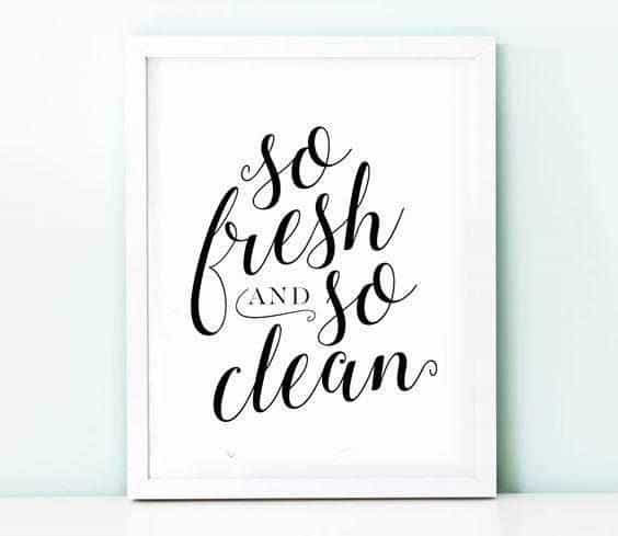 So fresh and so clean Posters, affischer, tavlor Pansarhiertadesign