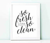 So fresh and so clean Posters, affischer, tavlor Pansarhiertadesign
