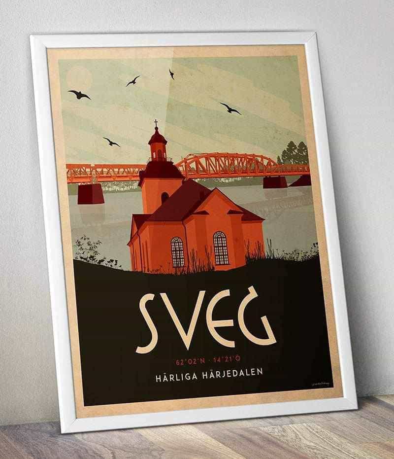 Sveg - Art deco Posters, affischer, tavlor Pansarhiertadesign