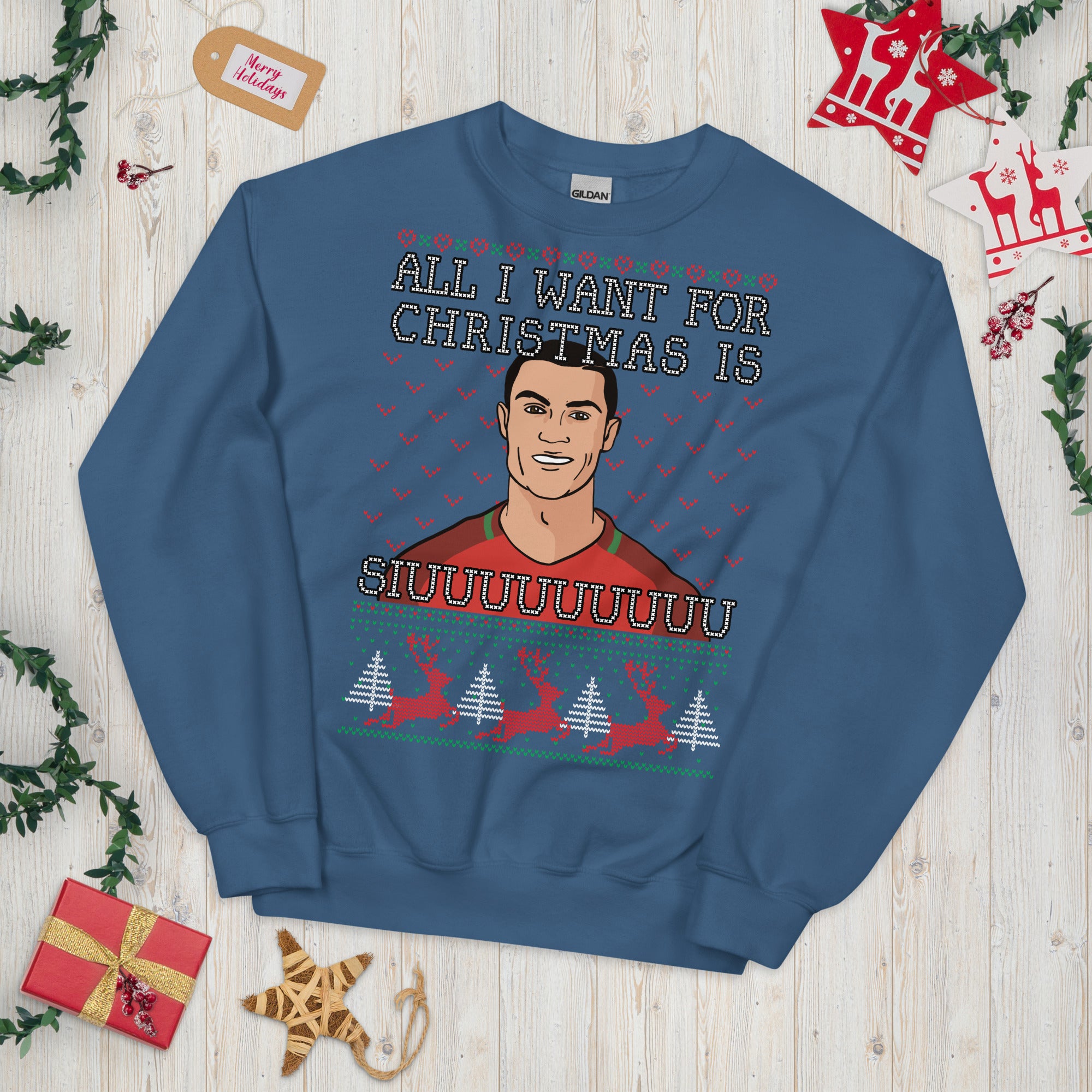 All i want for christmas is Siuuu - Unisex sweatshirt